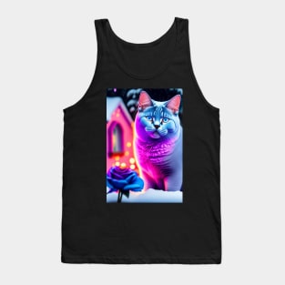 So Glowy British Shorthair Cat Tank Top